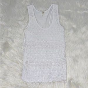 Fancy white top J.Crew
